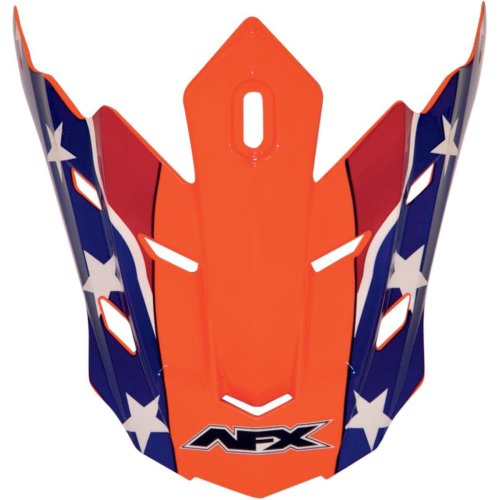 AFX - AFX Peak for FX-17/Y Rebel Helmets - Orange Rebel - 0132-0525