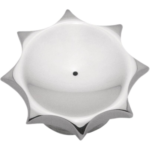 Covingtons - Covingtons Vented Gas Cap with Bung - Sprocket Cap - Chrome - C1124-C-H