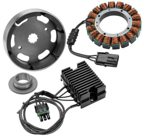 Compu-Fire - Compu-Fire 22A Voltage Regulator - Black Finned - 55121