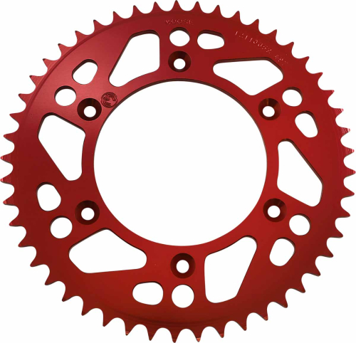 Moose Racing - Moose Racing Aluminum Rear Sprocket - Red - 49T - M3155-49R