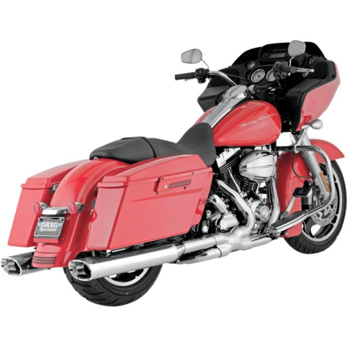 Vance & Hines - Vance & Hines Monster Oval Slip-Ons - Chrome with Chrome Tips - 16755