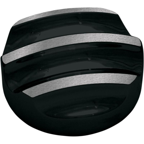 Covingtons - Covingtons Dipstick Cover - Finned - Gloss Black Powdercoat - C1182-B