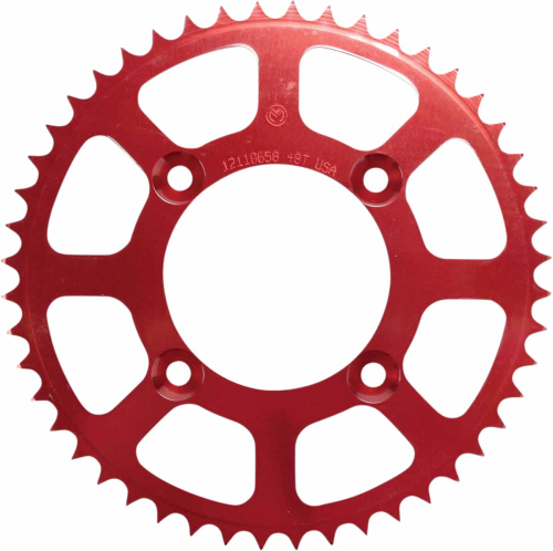 Moose Racing - Moose Racing Aluminum Rear Sprocket - Red - 48T - M3034-48R