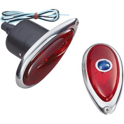 Pro-One Performance - Pro-One Performance Teardrop Taillight with Blue Dot Lens - 400769