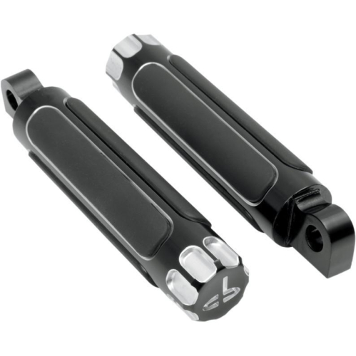 Drag Specialties - Drag Specialties Replacement Rubber Insert Kit for Straight Cut Footpegs - P17-09A8DS-R