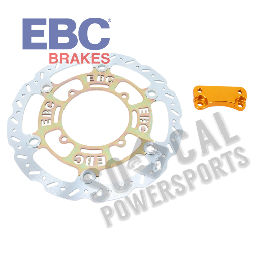 EBC - EBC Oversized Contoured Brake Rotor Kit - OS6258C
