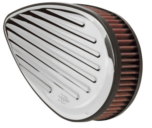 K&N Engineering - K&N Engineering RK Series Billet Air Filter Assembly - Grooved Teardrop - RK-3914