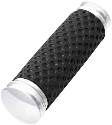 Arlen Ness - Arlen Ness Soft-Touch Shifter Peg - Smooth - Dimpled Rubber - Chrome - 06-159