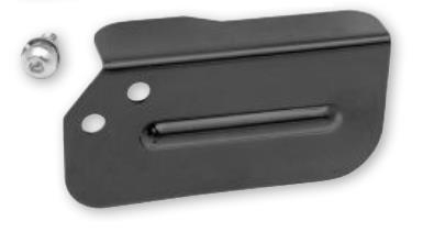 Drag Specialties - Drag Specialties Rear Brake Light Switch Cover - Black - 1703-0074
