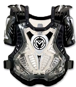 Moose Racing - Moose Racing XCR Roost Shield - 2701-0492 - Stealth/Clear - OSFM