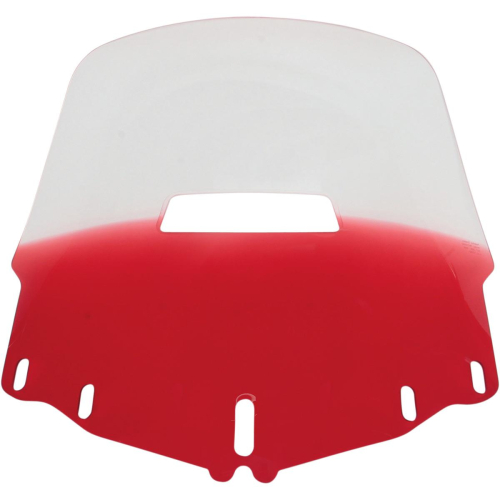Memphis Shades - Memphis Shades Gold Wing Windshield with Vent Hole - Standard - Gradient Ruby - MEP4872