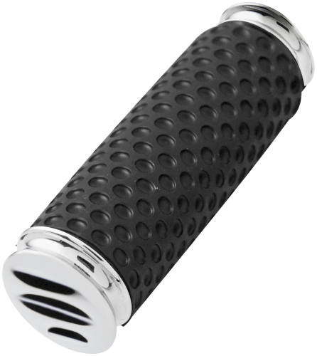 Arlen Ness - Arlen Ness Soft-Touch Shifter Peg - Scalloped - Dimpled Rubber - Chrome - 06-151