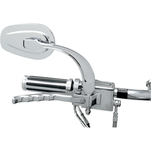 Russ Wernimont Designs - Russ Wernimont Designs Contoured Convex Mirrors - Right - Chrome - RWD-50046CR