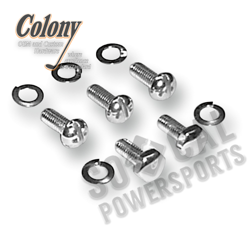 Colony - Colony Circuit Breaker and Voltage Regulator Screw Kit - Chrome - 8145-10