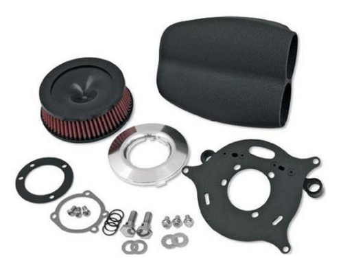 Cycle Visions - Cycle Visions Mo-Flow Billet Air Cleaner - Wrinkled Black - CV-9001B