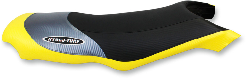 Hydro-Turf - Hydro-Turf Seat Cover - Black/Gray/Yellow - SEW84BL/GR/Y