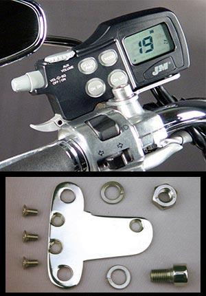 J&M - J&M JMCB-2003 Mounting Bracket Kit for Yamaha Cruisers (Except for Stratoliner) - Polished - JCB03-HBK03