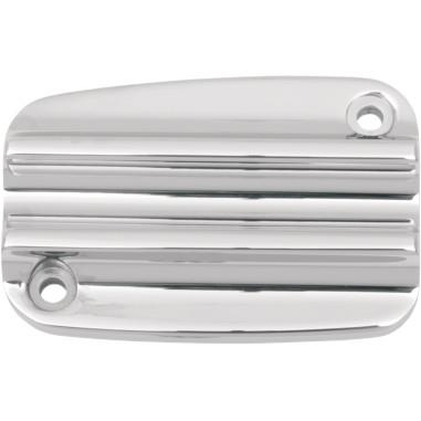 Covingtons - Covingtons Front Brake Master Cylinder Cover - Finned - Chrome - C1152-C