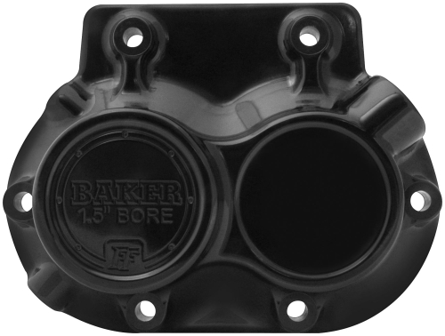 Baker - Baker Function-Formed Transmission Hydraulic Side Cover - Front Feed - Black - 455-56BA