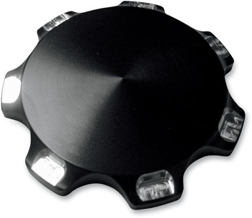 Joker Machine - Joker Machine Gas Cap - Smooth - Black Anodized - 09-040SB