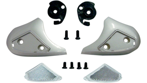 AFX - AFX Side Cover Kit for FX-50 Helmets - Silver - 0133-0582