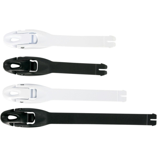 Alpinestars - Alpinestars Tech 4 Buckle Set - Black/White - 25LOT4NW