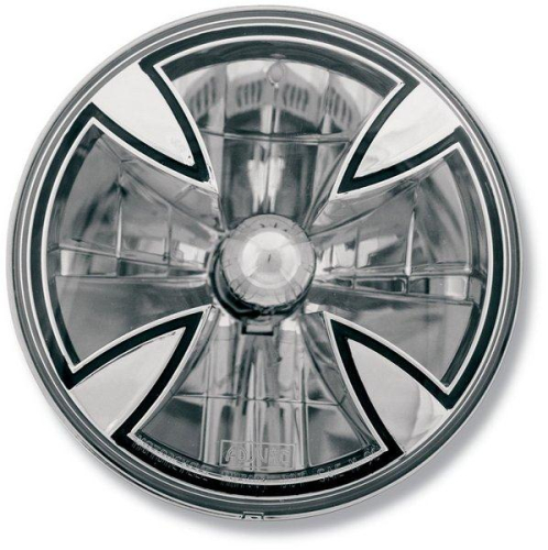 Adjure - Adjure 7in. Iron Cross Headlight - T70X00