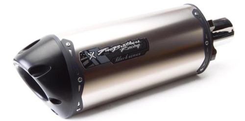 Two Brothers Racing - Two Brothers Racing M-2 Black Series V.A.L.E. V2 Slip-On - Titanium - 005-2410408V2-B