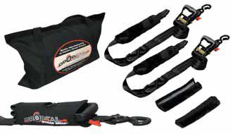Drop-Tail Trailers - Drop-Tail Trailers Premium Powersport Tiedown Kit - 03-PPTDK-BL