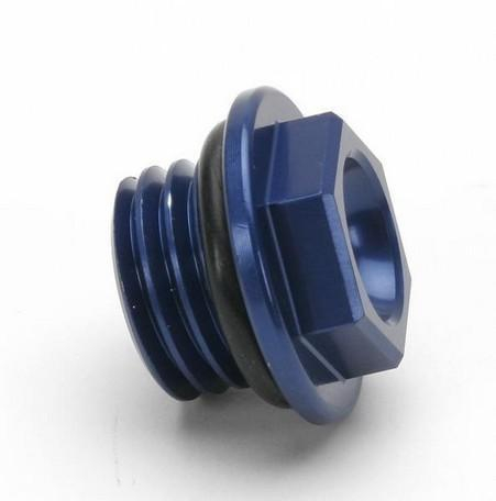 Works Connection - Works Connection Oil Filler Plug - Blue - 24-191 (BLUE)