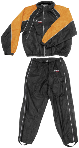 Frogg Toggs - Frogg Toggs Hogg Togg Rainsuit - FT10322-26-SM - Black/Orange - Small