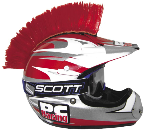 PC Racing - PC Racing Helmet Mohawk Suction Cups - Red - PCHMSCRED