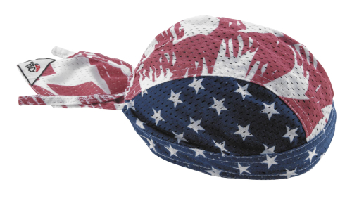 Zan Headgear - Zan Headgear Vented Flydanna - ZX103 - Patriotic - OSFM