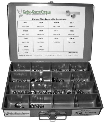 Gardner-Westcott - Gardner-Westcott Acorn Nut Assortment - A-7