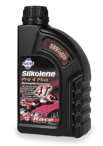 Silkolene - Silkolene Pro-4 Plus 4T Oil  - 5W40 - 1L. - 80069000478