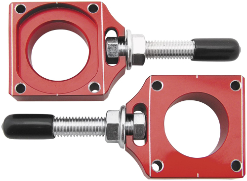 Bolt MC Hardware - Bolt MC Hardware Chain Adjuster Block - Red - 2009-CHAD-RMZ.RD