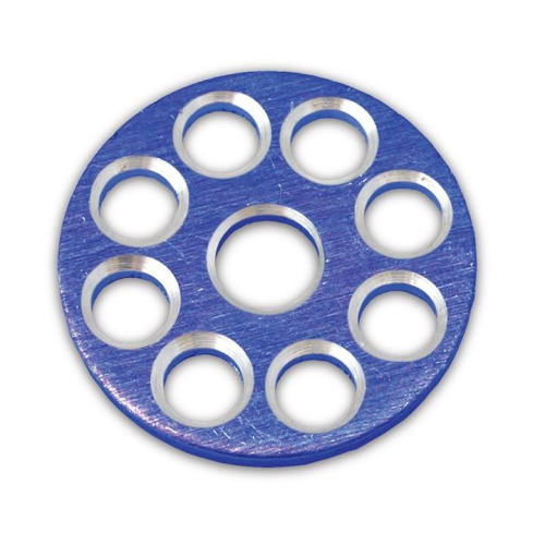 Bolt MC Hardware - Bolt MC Hardware Works Tank Washer - 6mm - Blue - 2009-WTW.BL