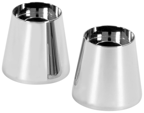 Novello - Novello Custom Riser Extensions for 1-1/2in Handlebars - 1-1/2in Rise - Chrome - NIL-621