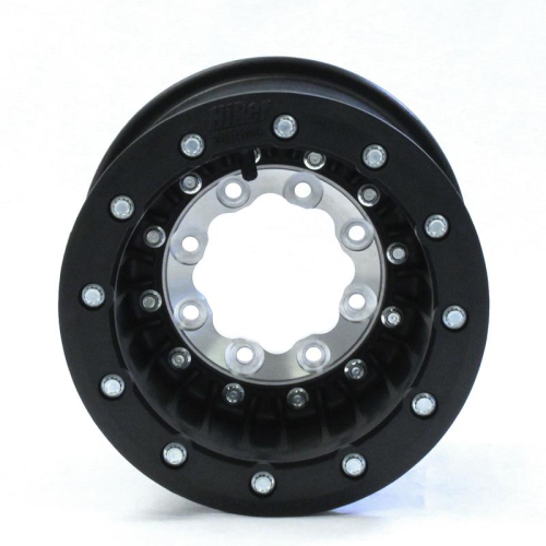 Hiper Wheel - Hiper Wheel Tech 3 ATV Carbon Fiber Wheel - 8x8 - 3+5 Offset - 4/110 - Single Beadlock - Black - 0880 CAN SBL
