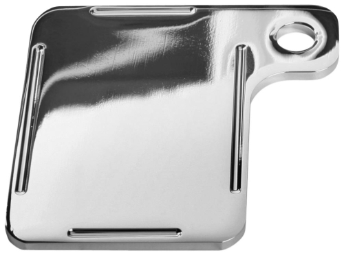 Novello - Novello Inspection Sticker Plate - Chrome Ball Milled (Texas/Maryland Tags) - NIL-INS5