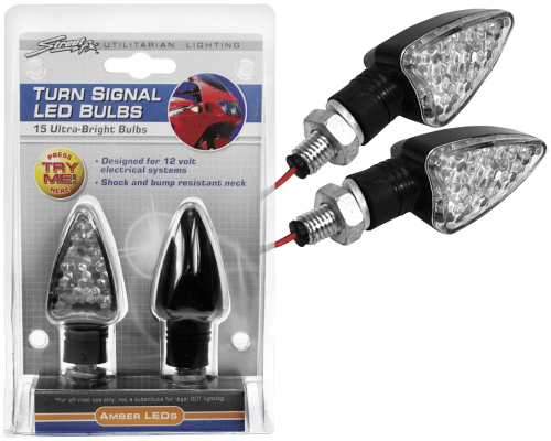 Street FX - Street FX Amber LED Turn Signal Bulb with Black Casing - 1043029