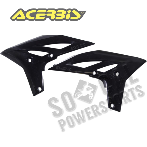 Acerbis - Acerbis Radiator Shrouds - Black - 2171760001