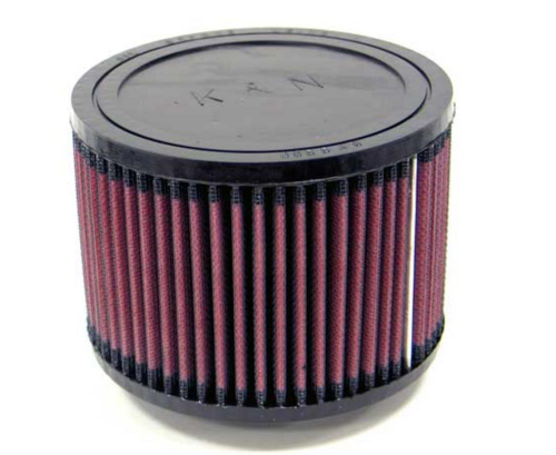 K&N Engineering - K&N Engineering Universal Round Straight Air Filter - Rubber End Cap - RU-0950