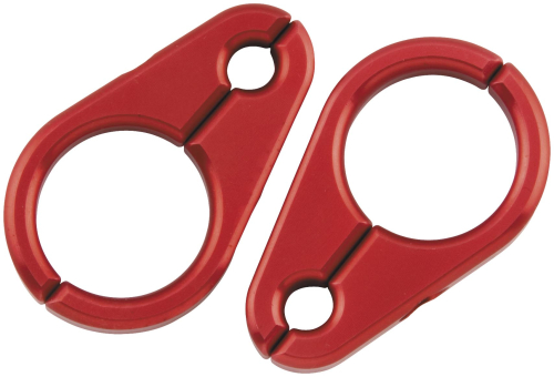ModQuad - ModQuad 1in. Billet Brake Line Clamps - Red Anodized - 5/16in. - BLC-3RD