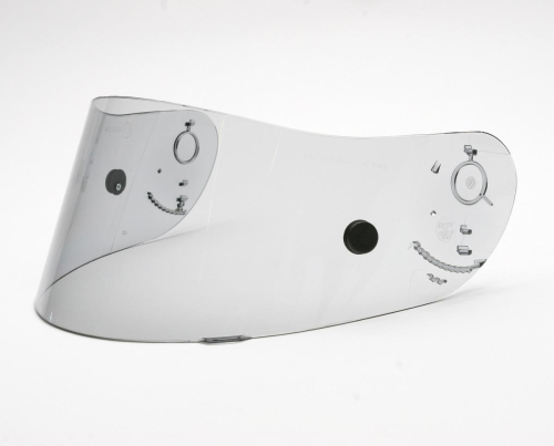 AGV - AGV Anti-Scratch Race Shield Flat with Tear-Off Posts for Helmets - Light Smoke - KV1A0A1001