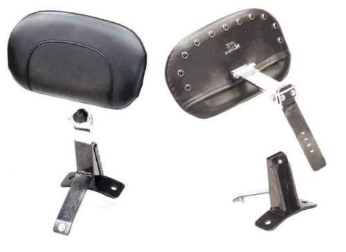 Mustang - Mustang Driver Backrest Kit - Smooth - Chrome Studs - 79612