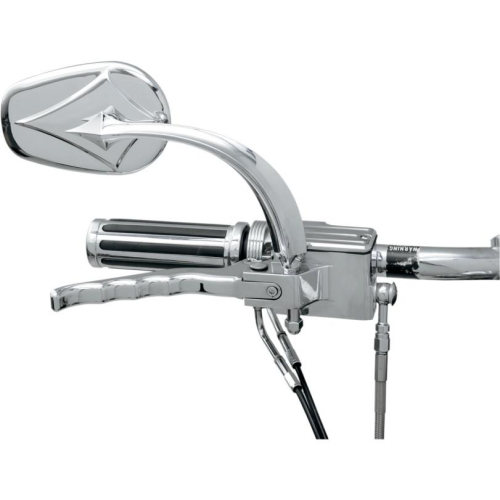 Russ Wernimont Designs - Russ Wernimont Designs Diamond Convex Mirrors - Right - Chrome - RWD-50045CR