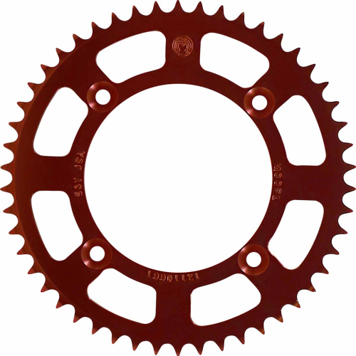 Moose Racing - Moose Racing Aluminum Rear Sprocket - Red - 50T - M3025-50R
