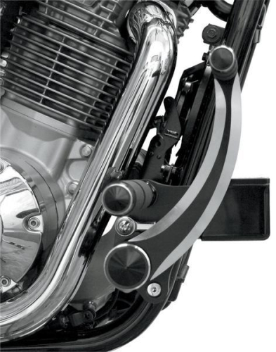 Accutronix - Accutronix Chrome Forward Control Kit - Diamond - Standard - Black - FC121-SIN