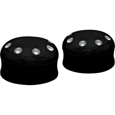 Covingtons - Covingtons Axle Caps - Gloss Black Powdercoat - Rear - C0009-B